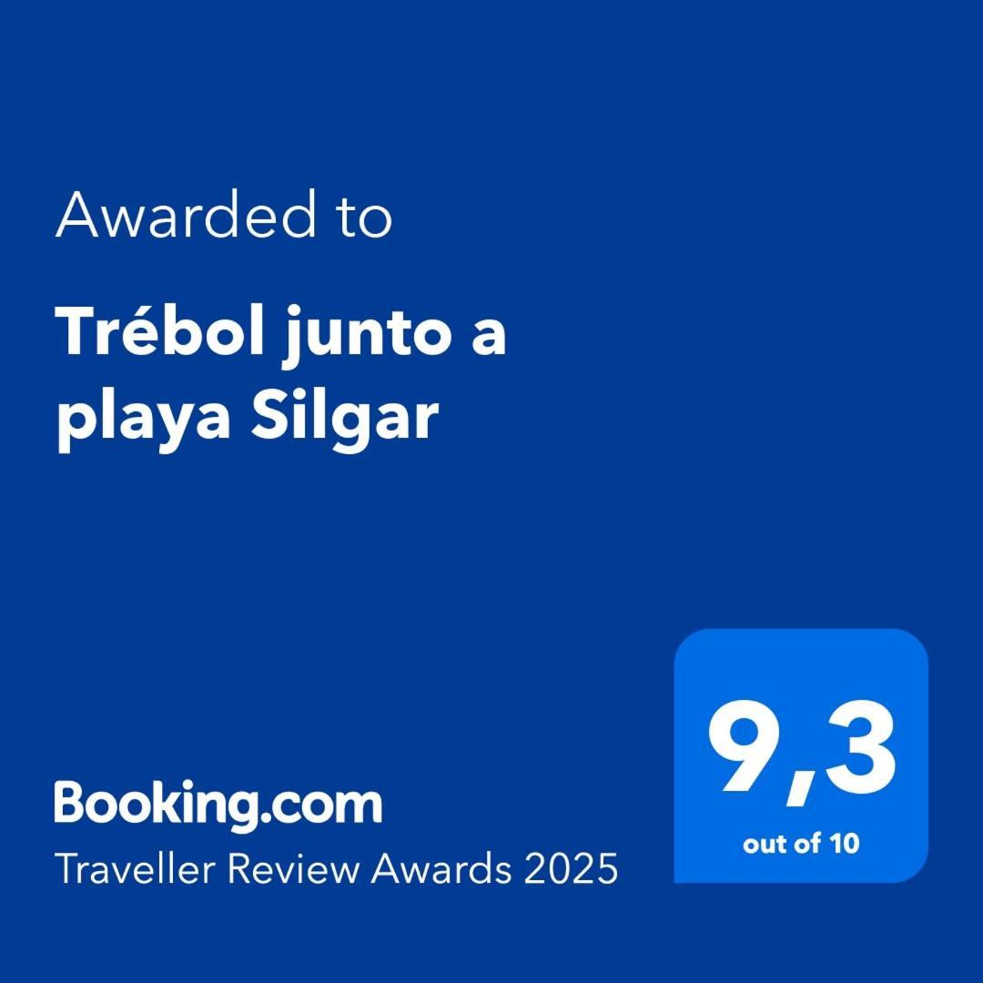 Appartamento Trébol junto a playa Silgar Sanxenxo Esterno foto
